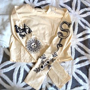 SHEIN | cropped tight shirt